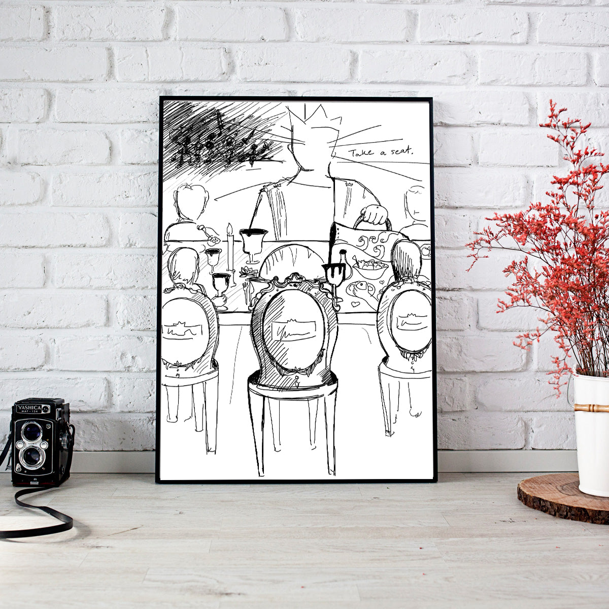 Kunstdruck: Come to the table DIN-A 4