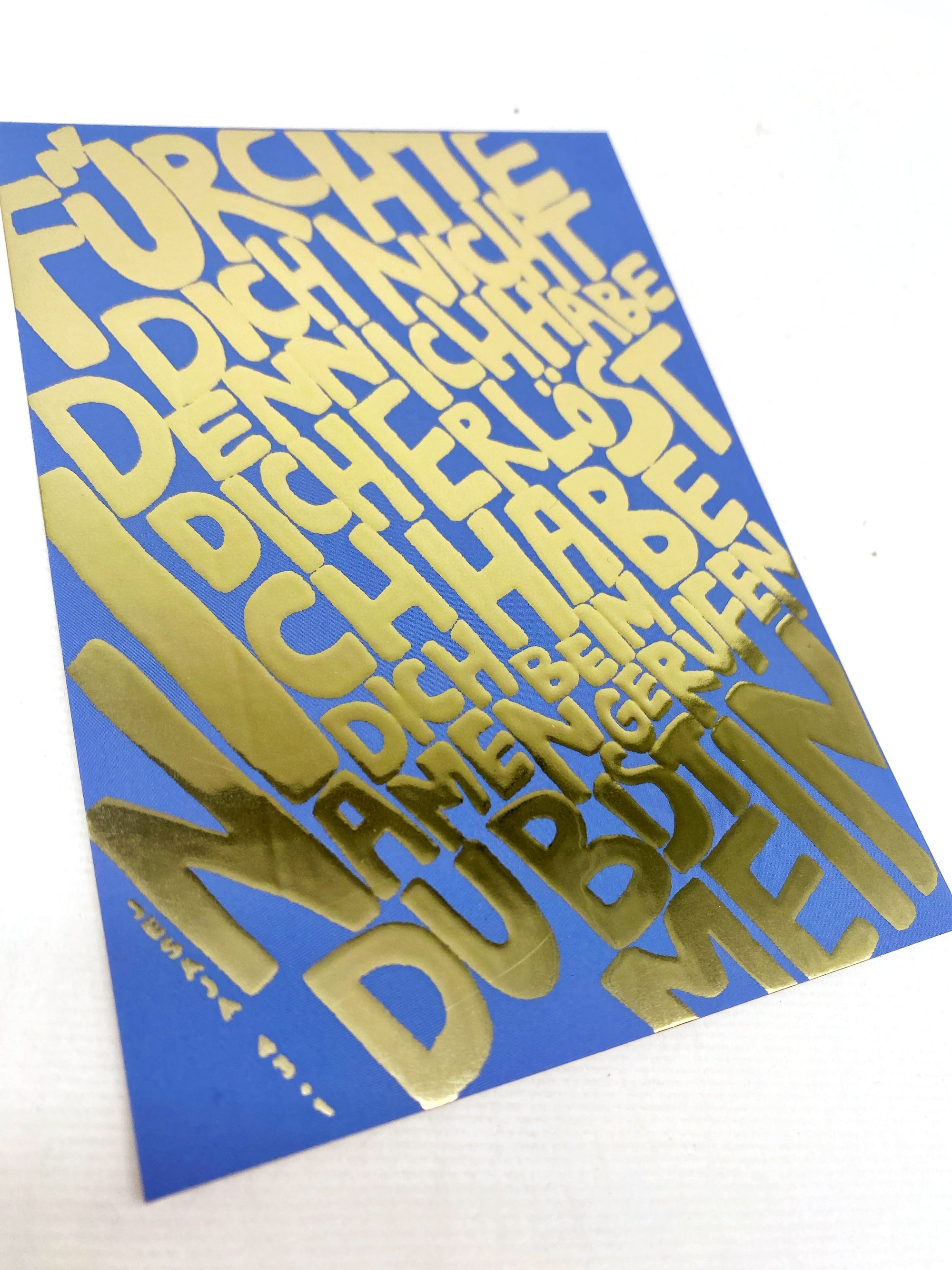 Postkarte "Fürchte dich nicht" (Jesaja 43,1)