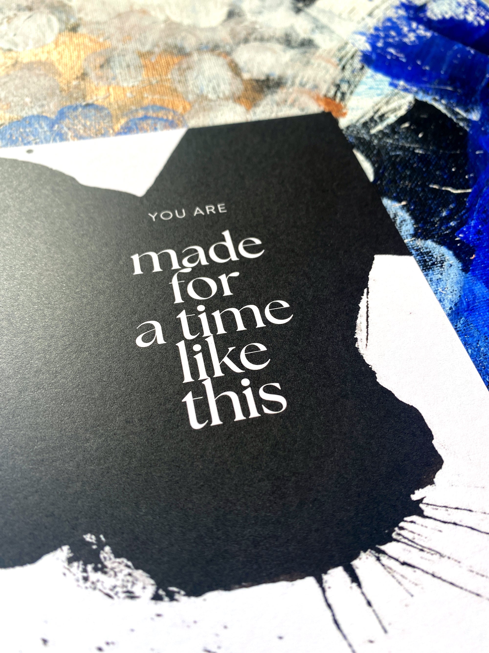Karte "Made for a time like this"