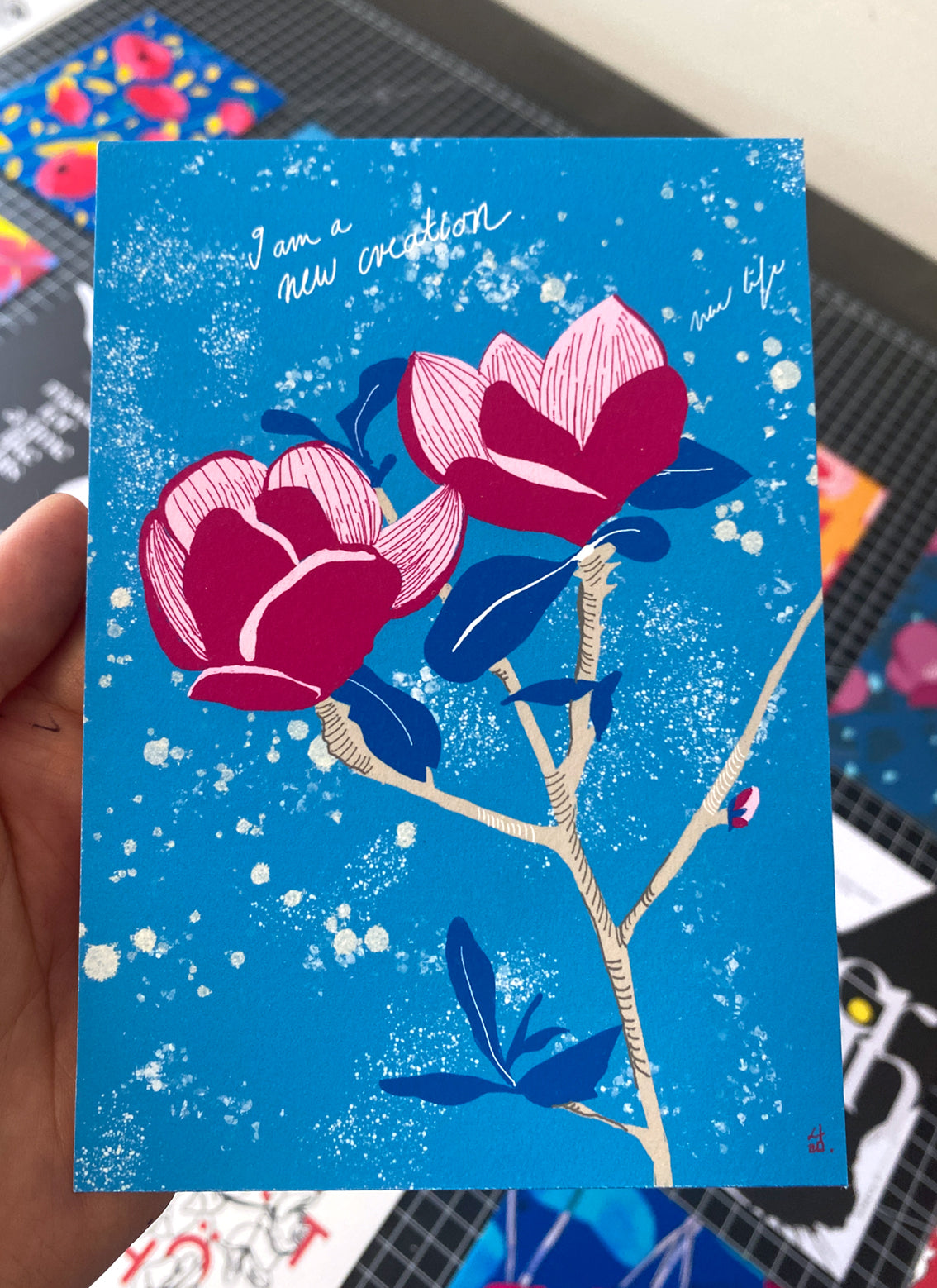Postkarte "I am a new creation"