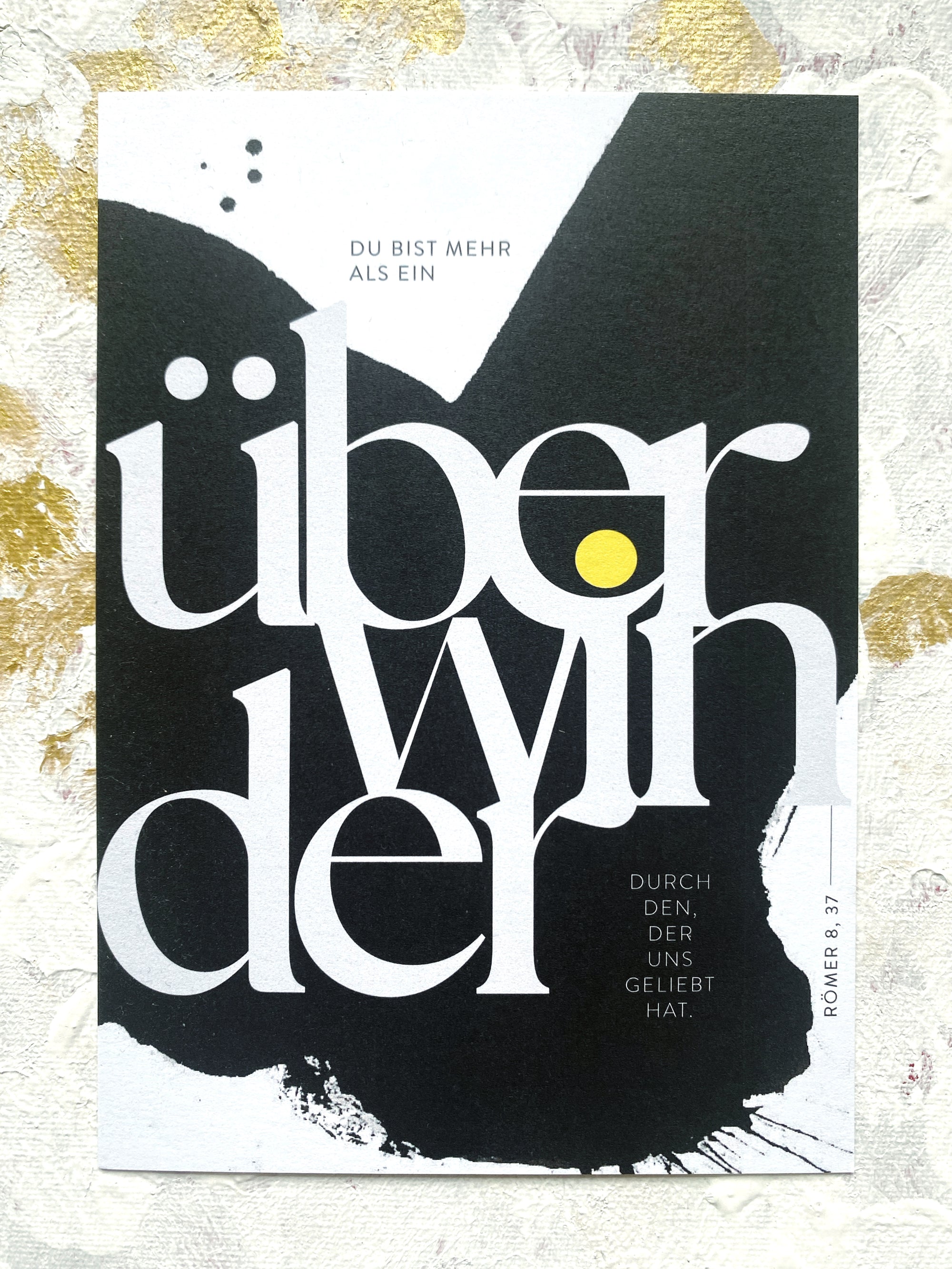 Karte "Du bist mehr als ein Überwinder"