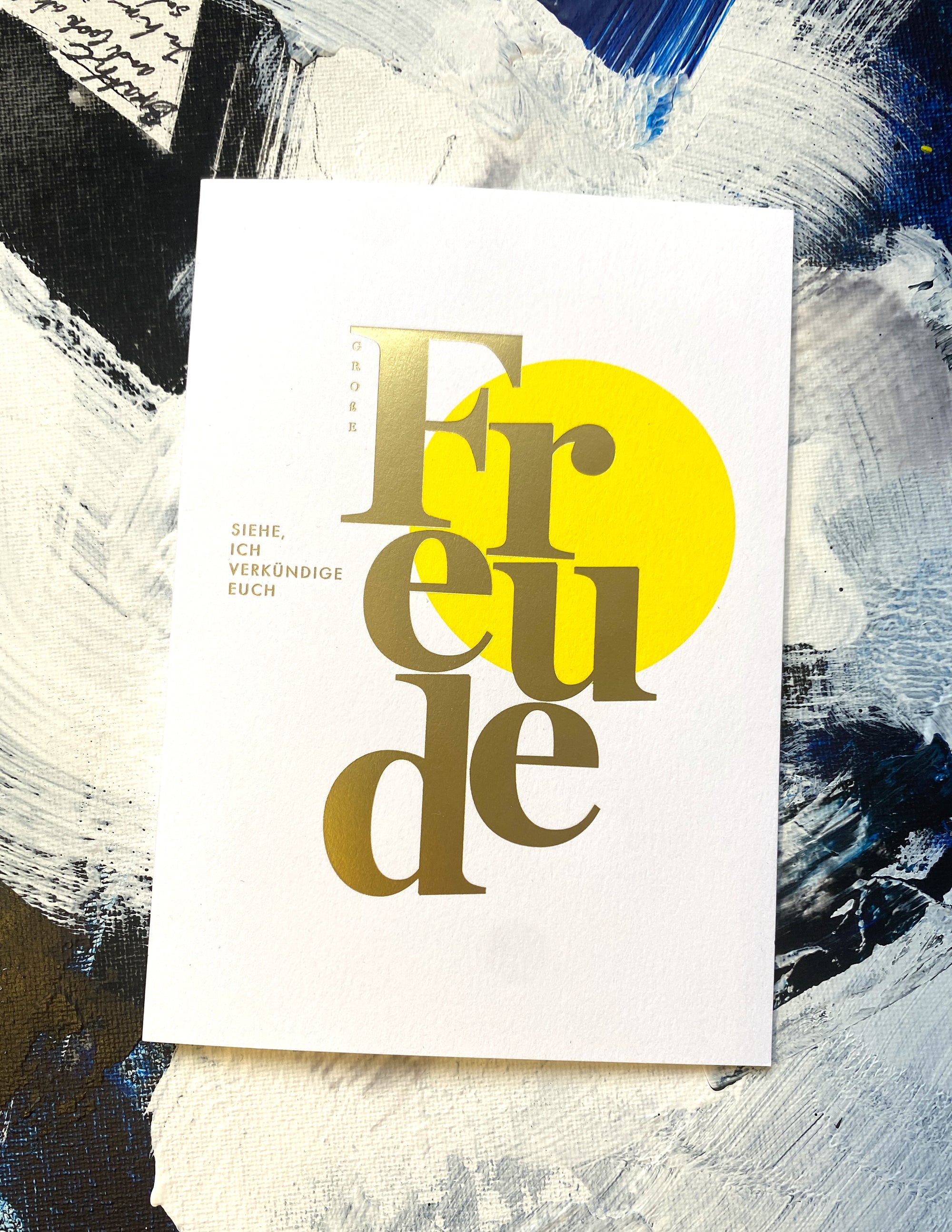 Klappkarte "Freude"