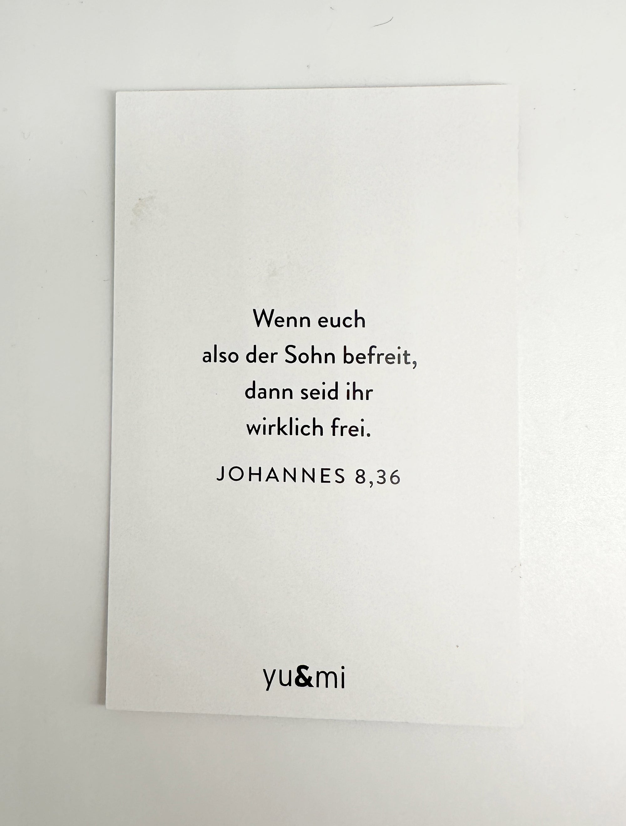 "Ich bin frei" - Minikärtchen aus der Serie "Ich bin"