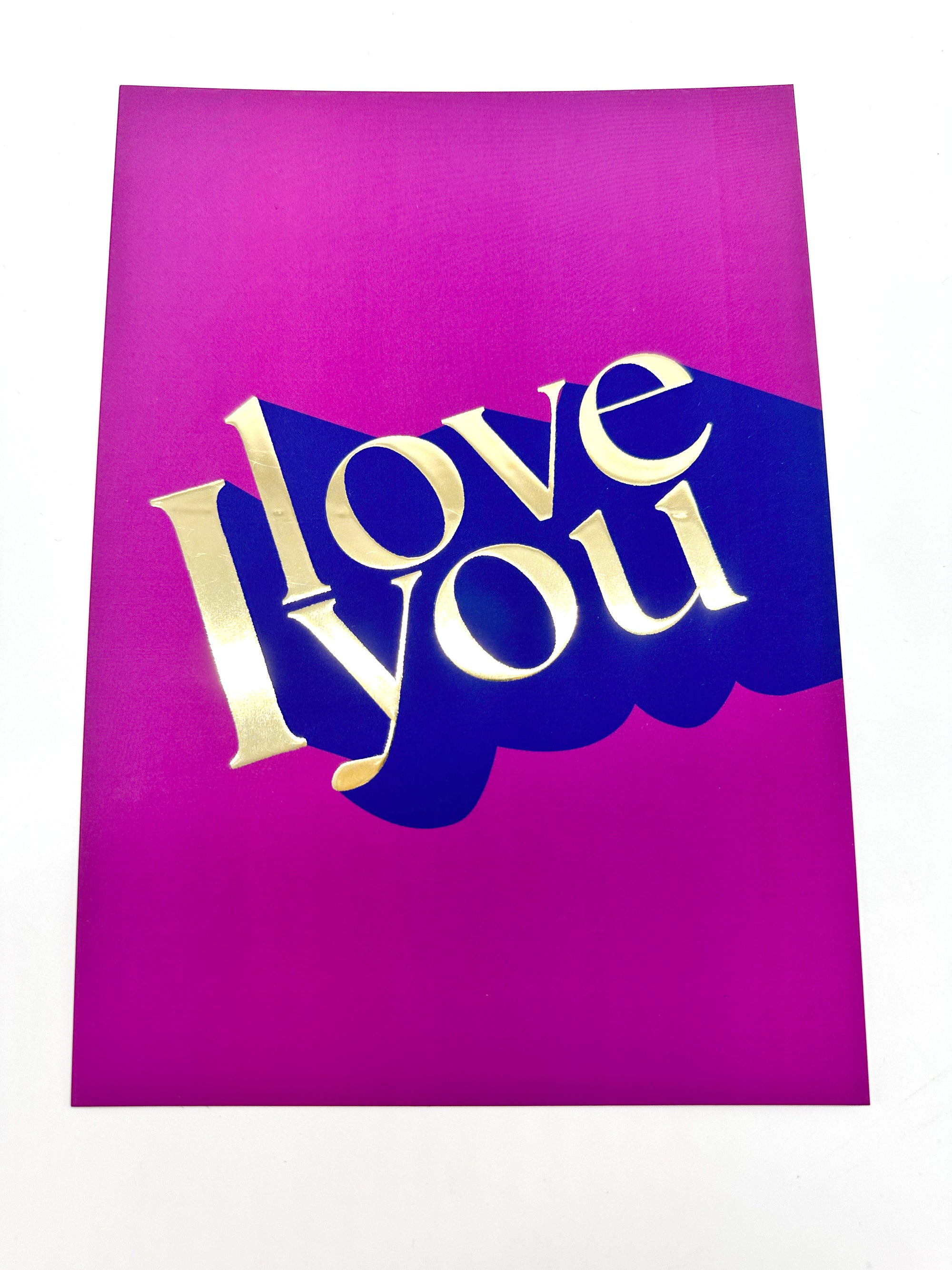 Maxikarte A5 "I love you"