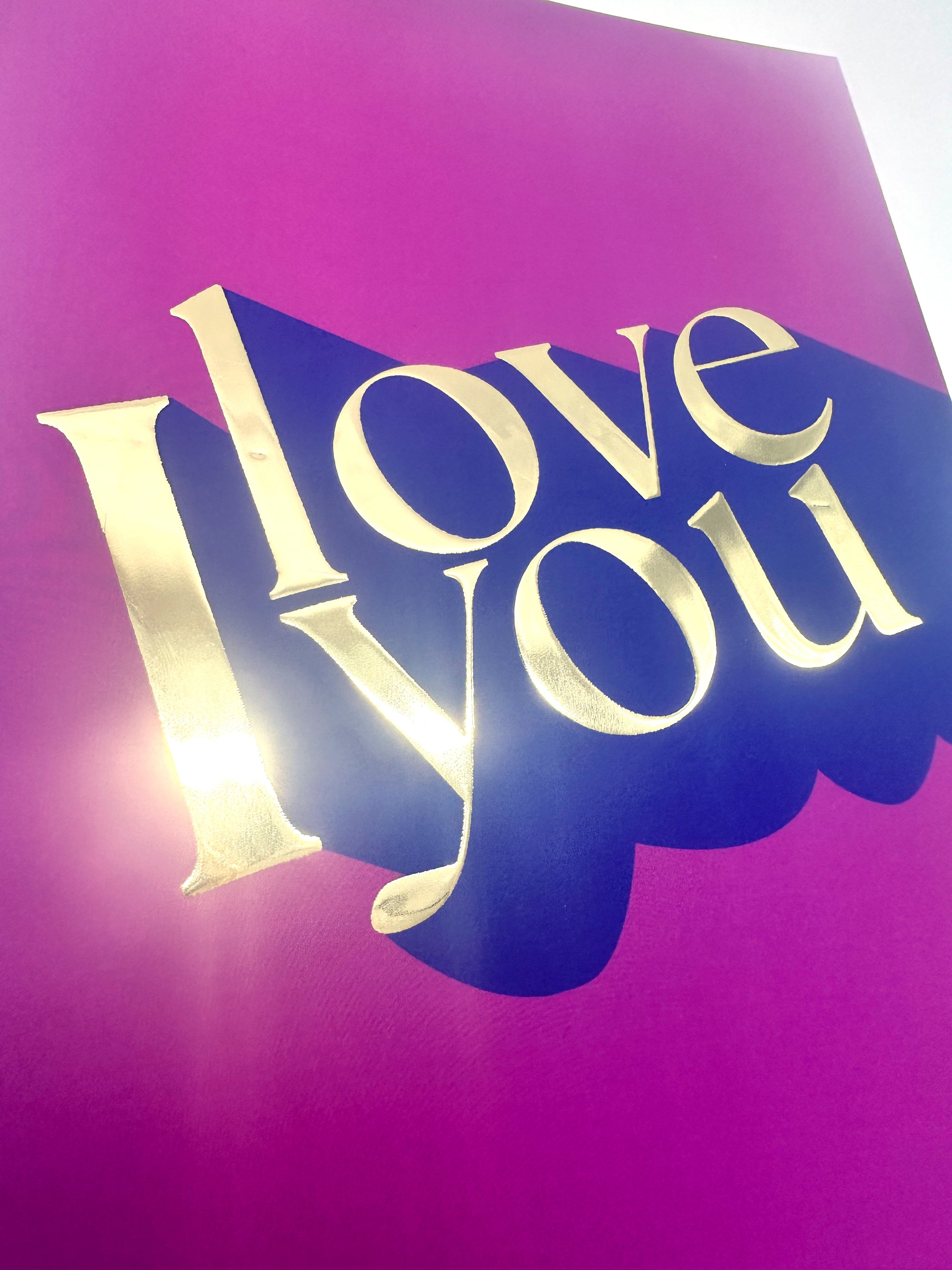 Maxikarte A5 "I love you"