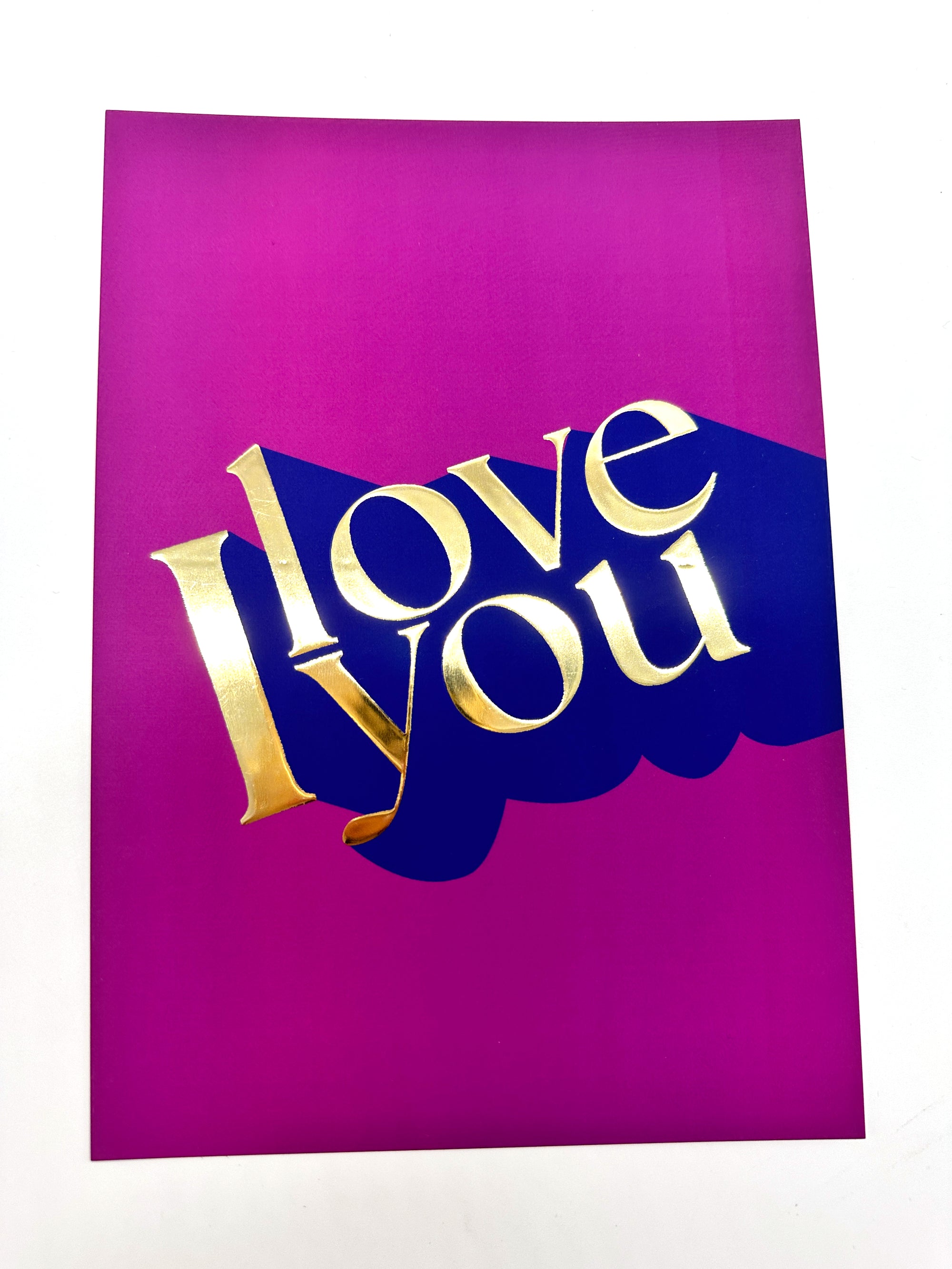 Maxikarte A5 "I love you"