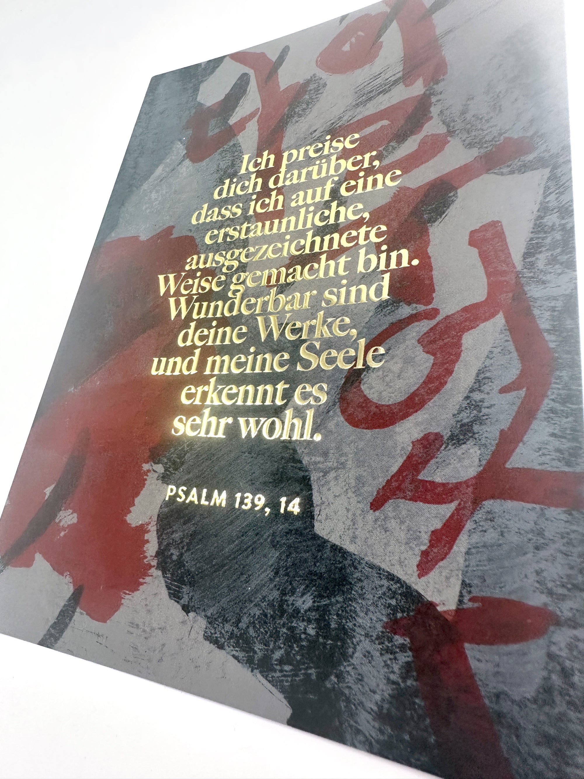 Maxikarte A5 "Ich bin wunderbar gemacht (Psalm139)