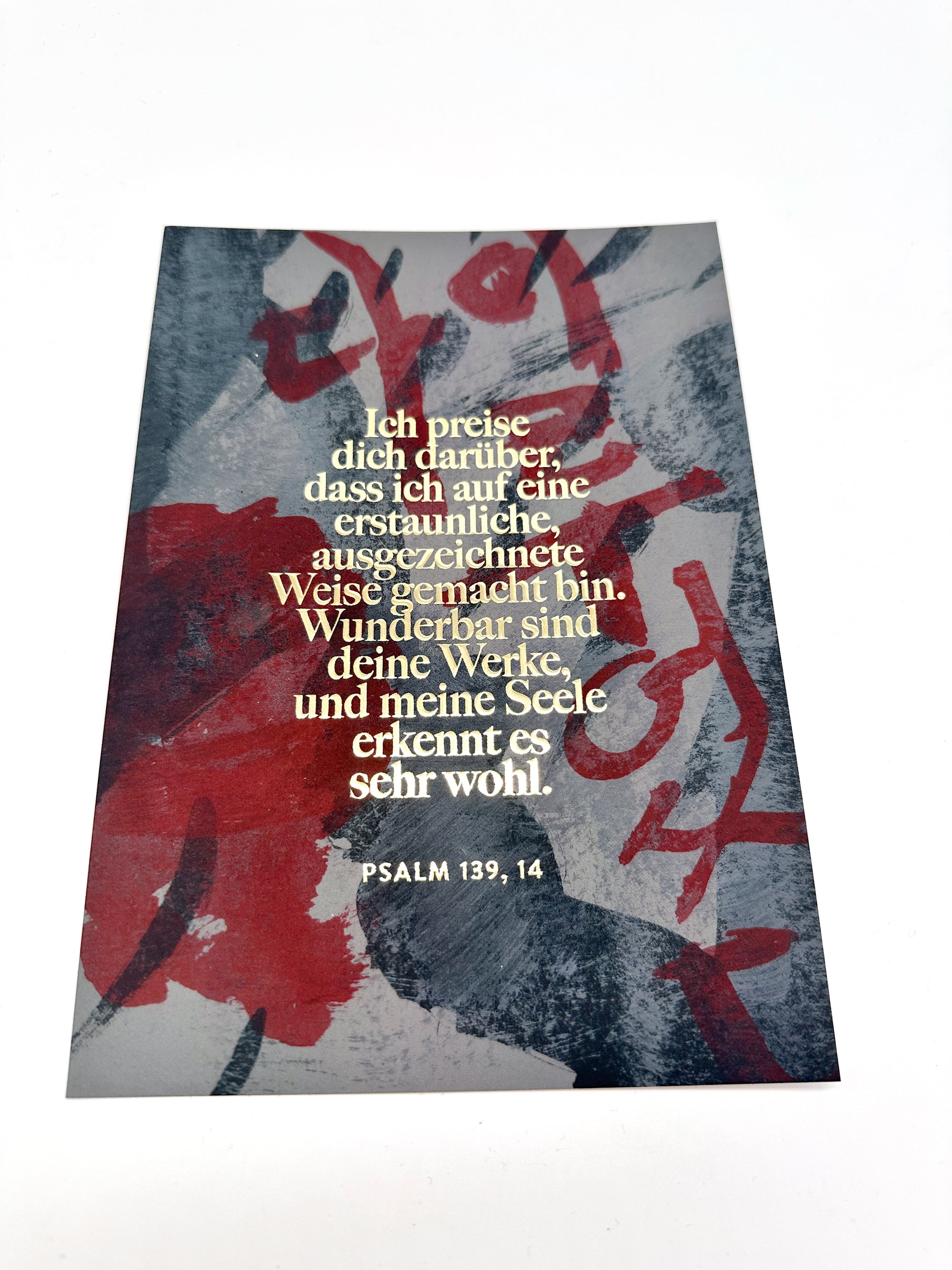 Maxikarte A5 "Ich bin wunderbar gemacht (Psalm139)