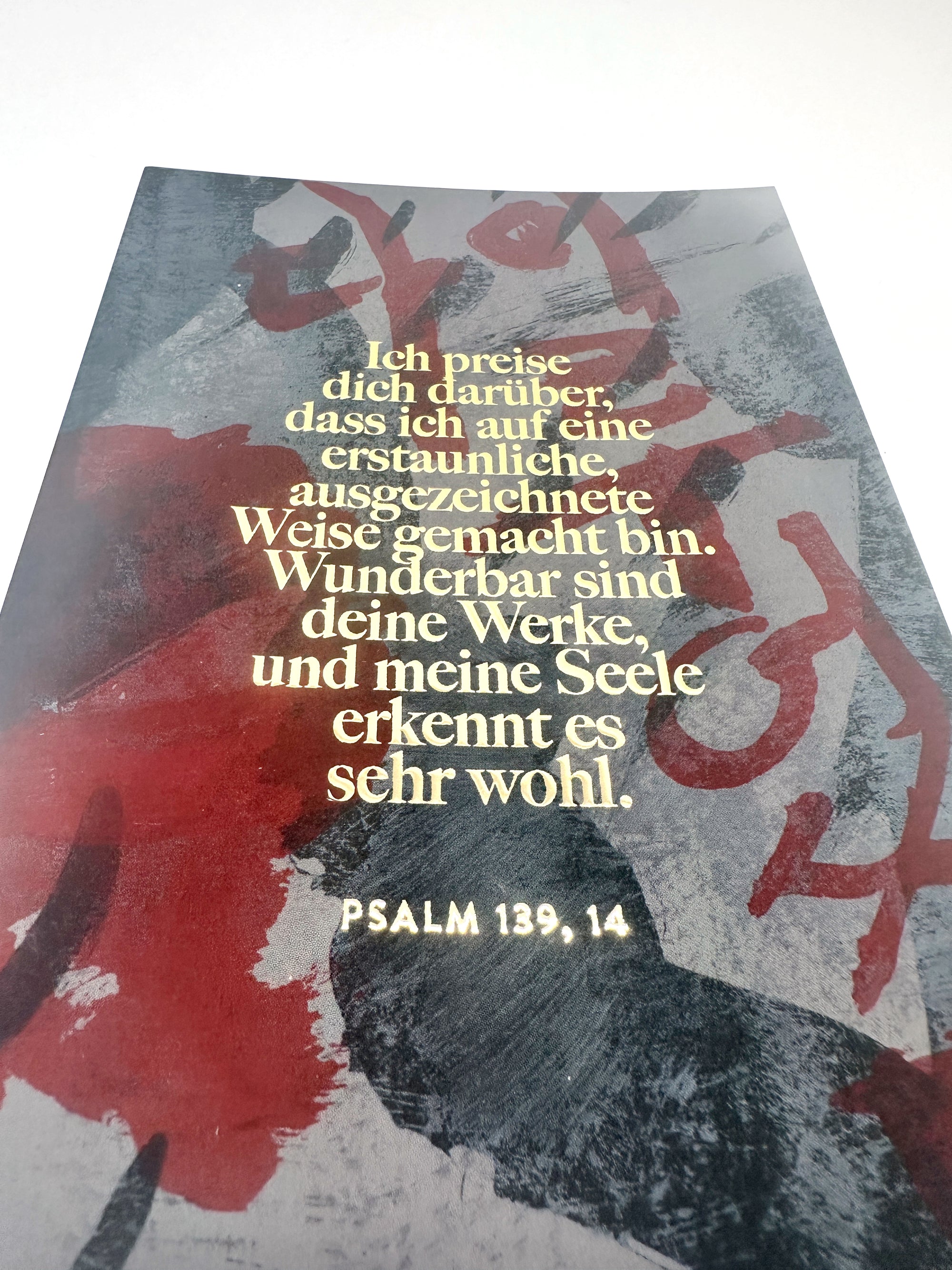 Maxikarte A5 "Ich bin wunderbar gemacht (Psalm139)
