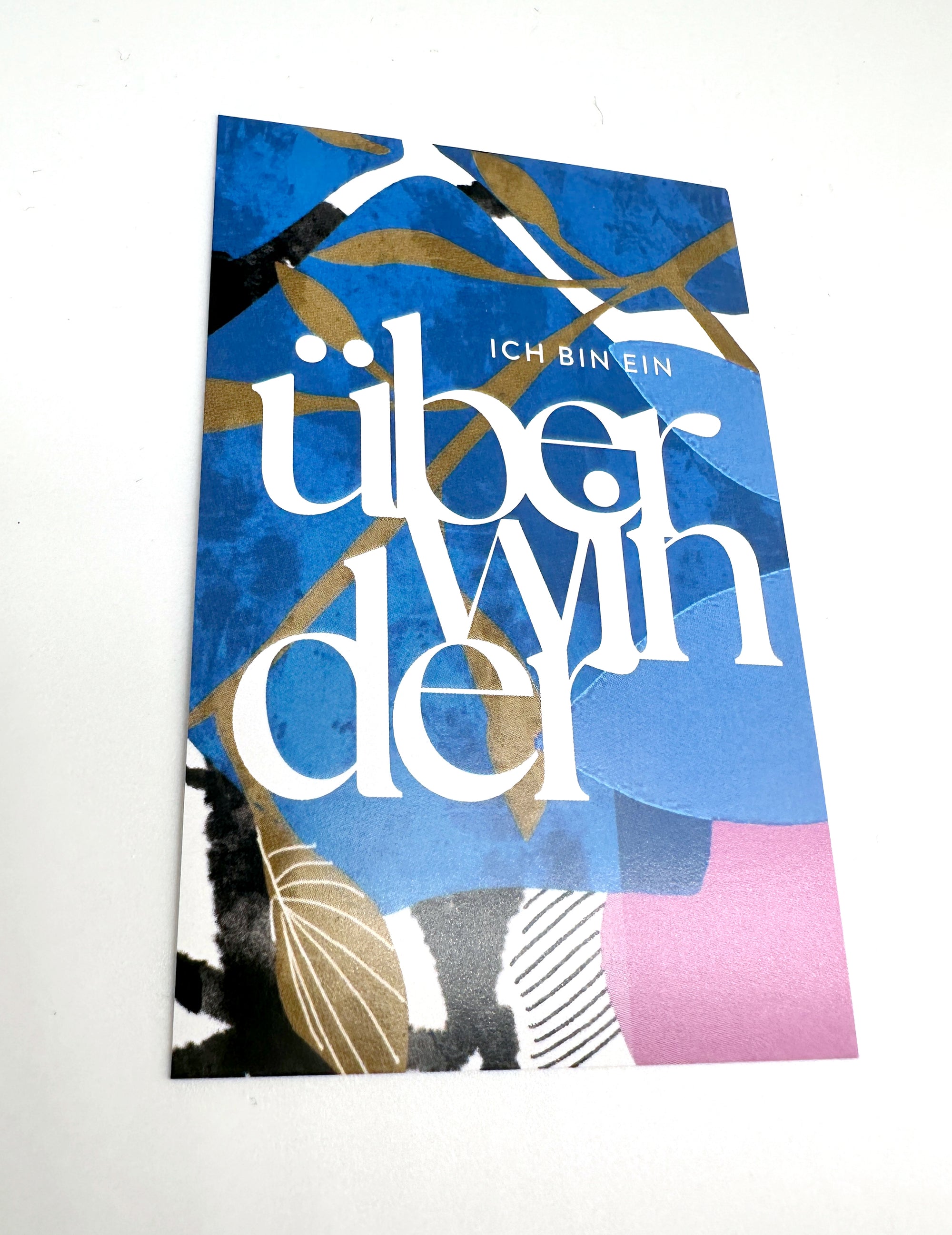 "Ich bin ein Überwinder" - Minikärtchen aus der Serie "Ich bin"