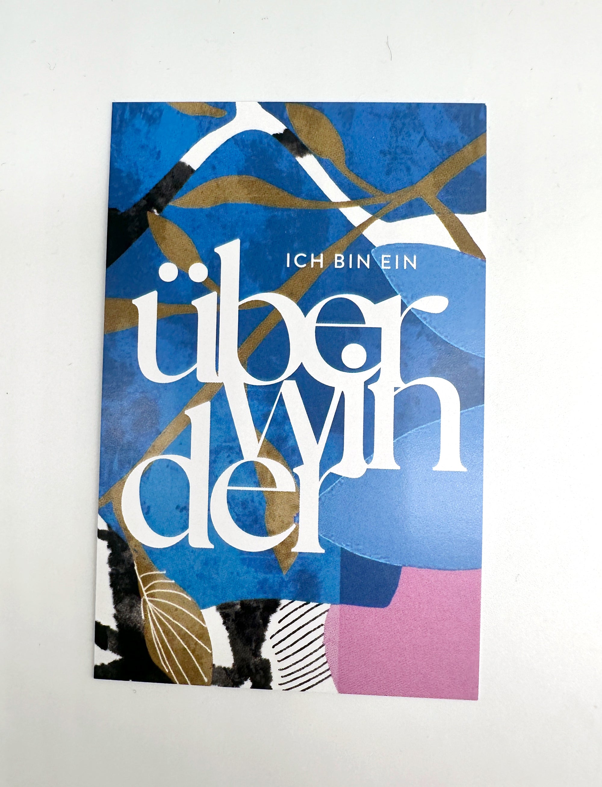 "Ich bin ein Überwinder" - Minikärtchen aus der Serie "Ich bin"