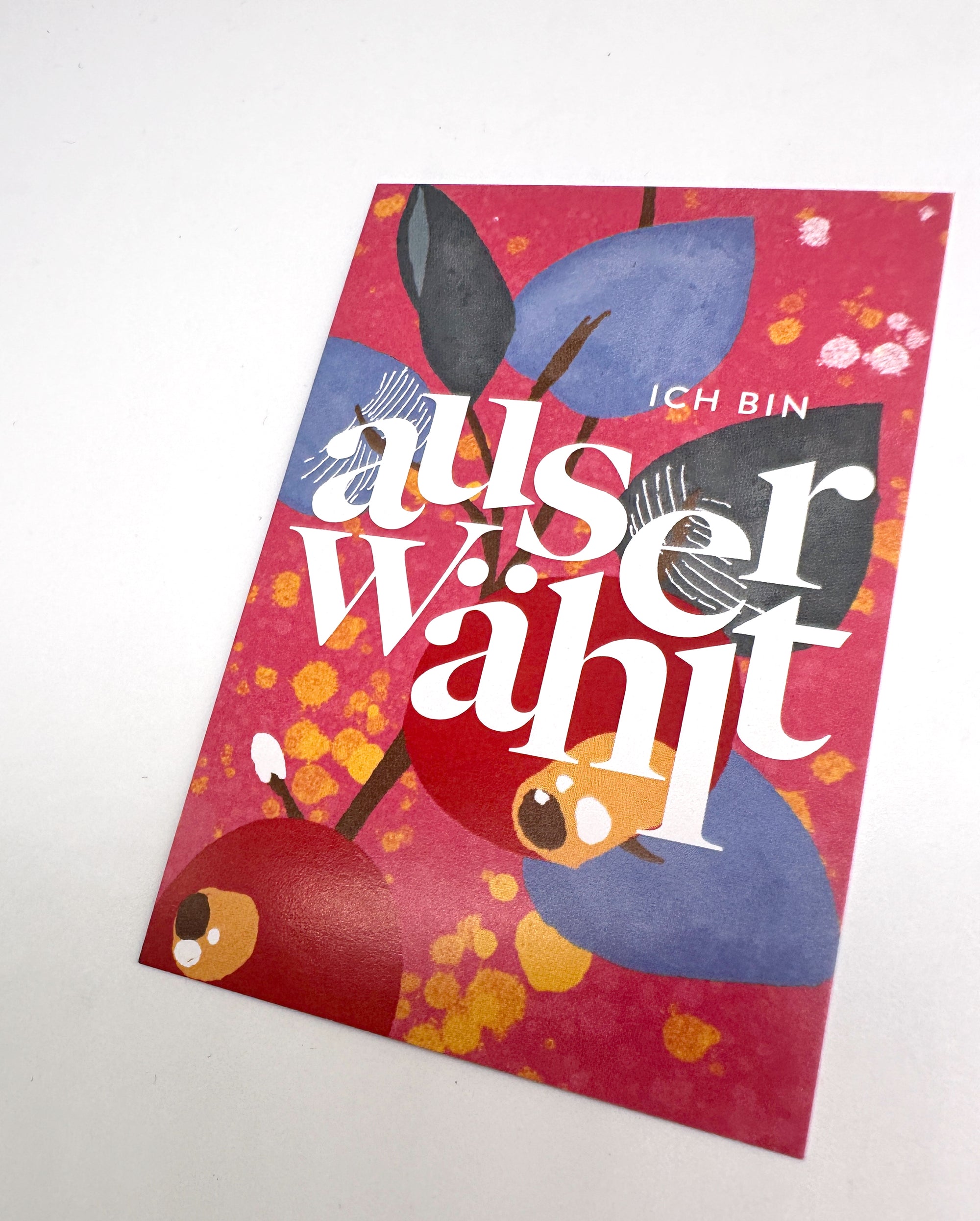 "Ich bin auserwählt" - Minikärtchen aus der Serie "Ich bin"