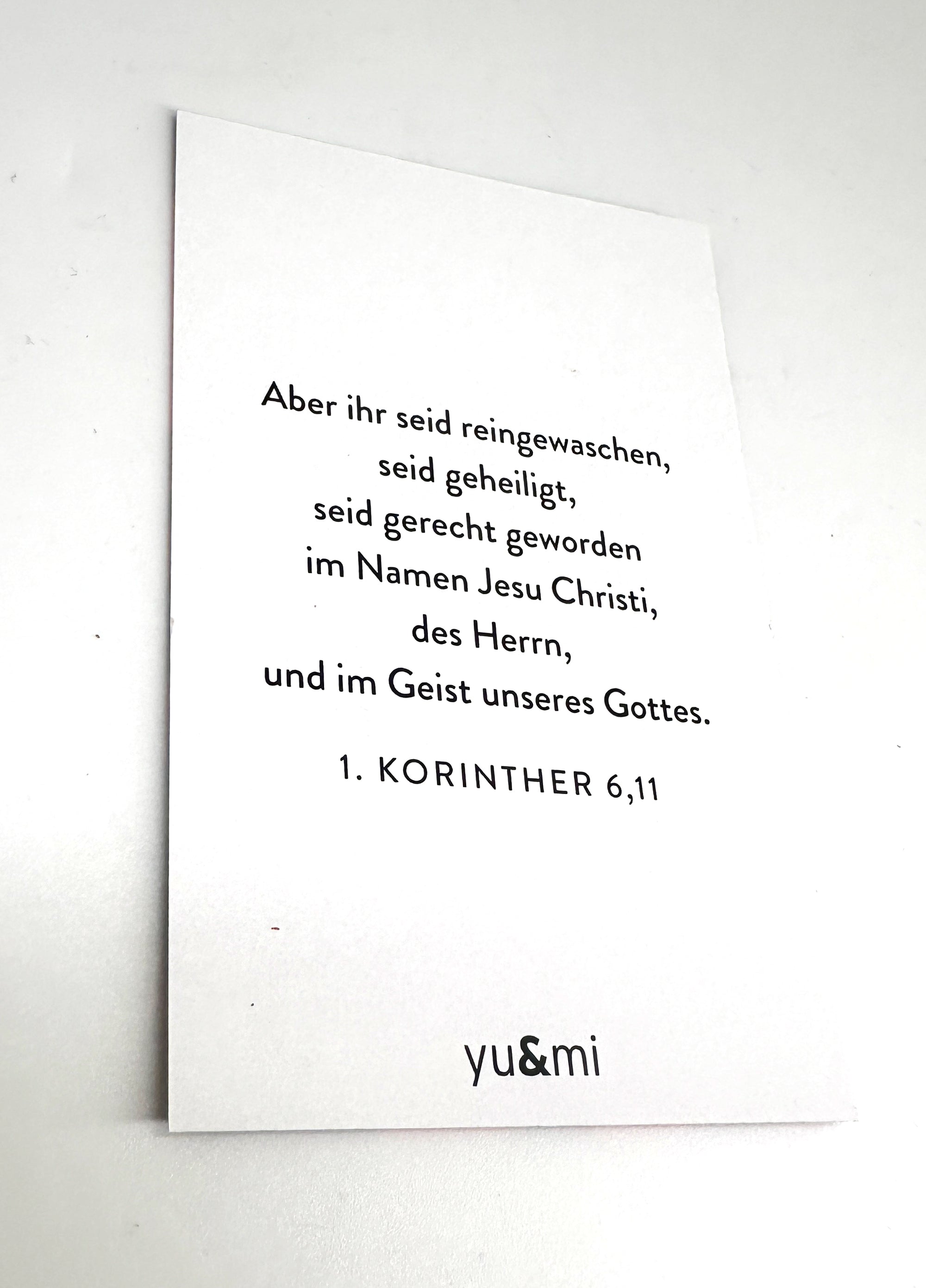 "Ich bin geliebt" - Minikärtchen aus der Serie "Ich bin"