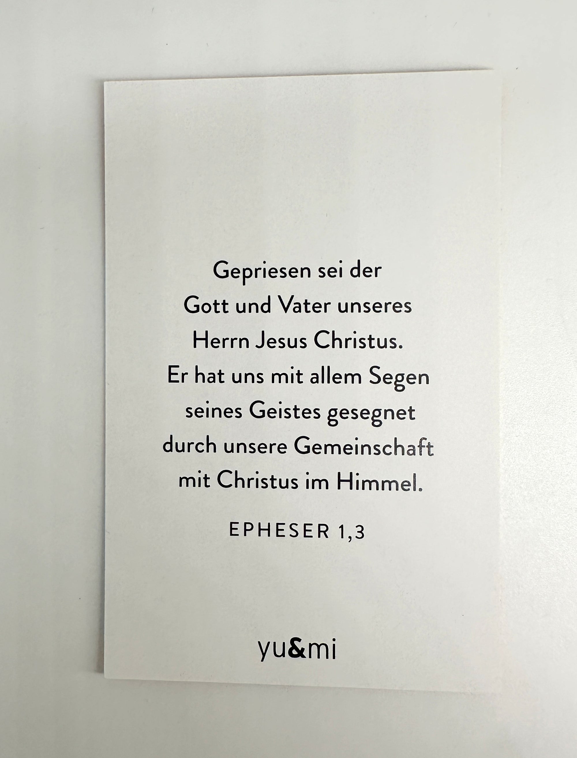 "Ich bin gesegnet" - Minikärtchen aus der Serie "Ich bin"