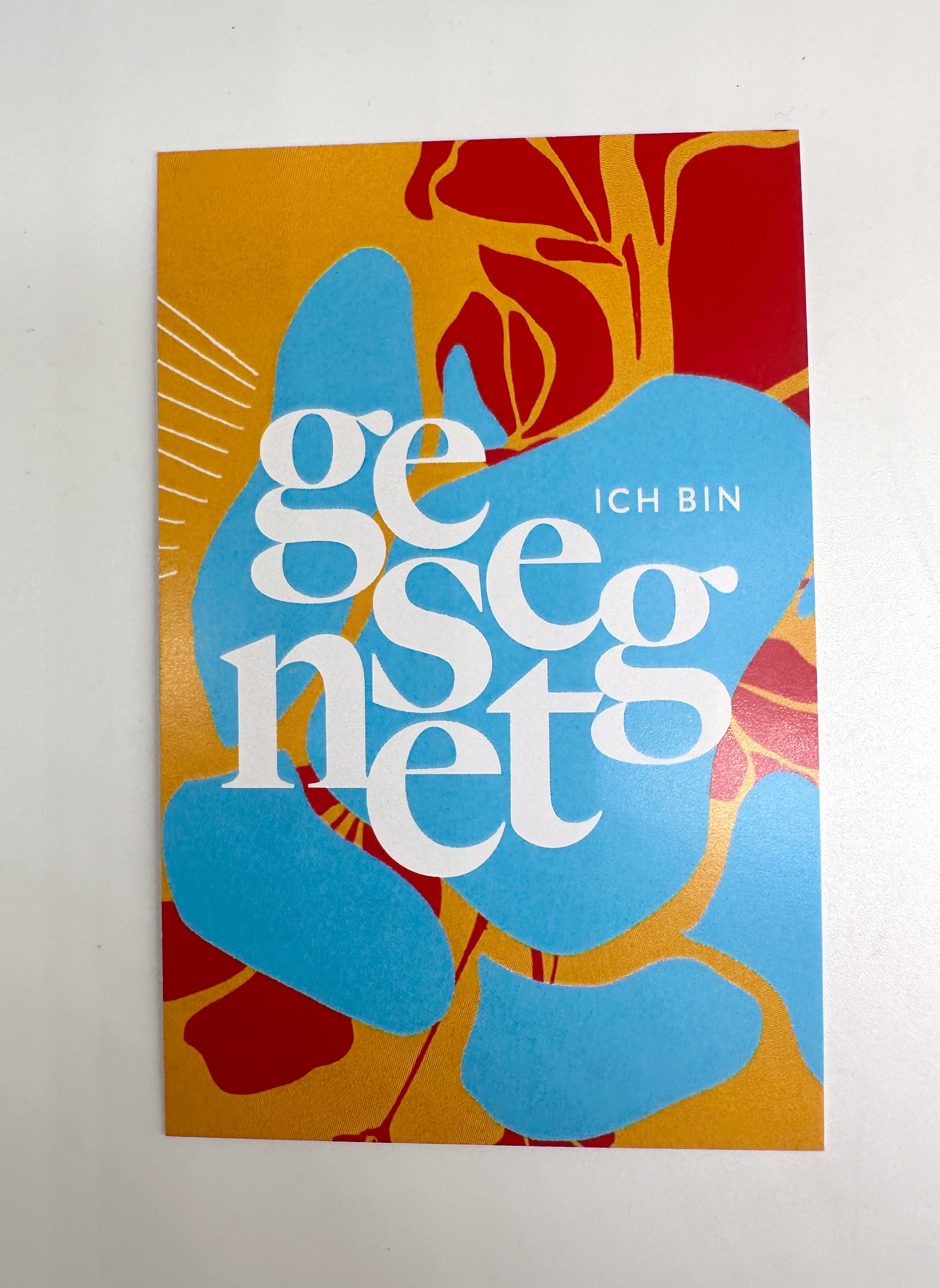 "Ich bin gesegnet" - Minikärtchen aus der Serie "Ich bin"