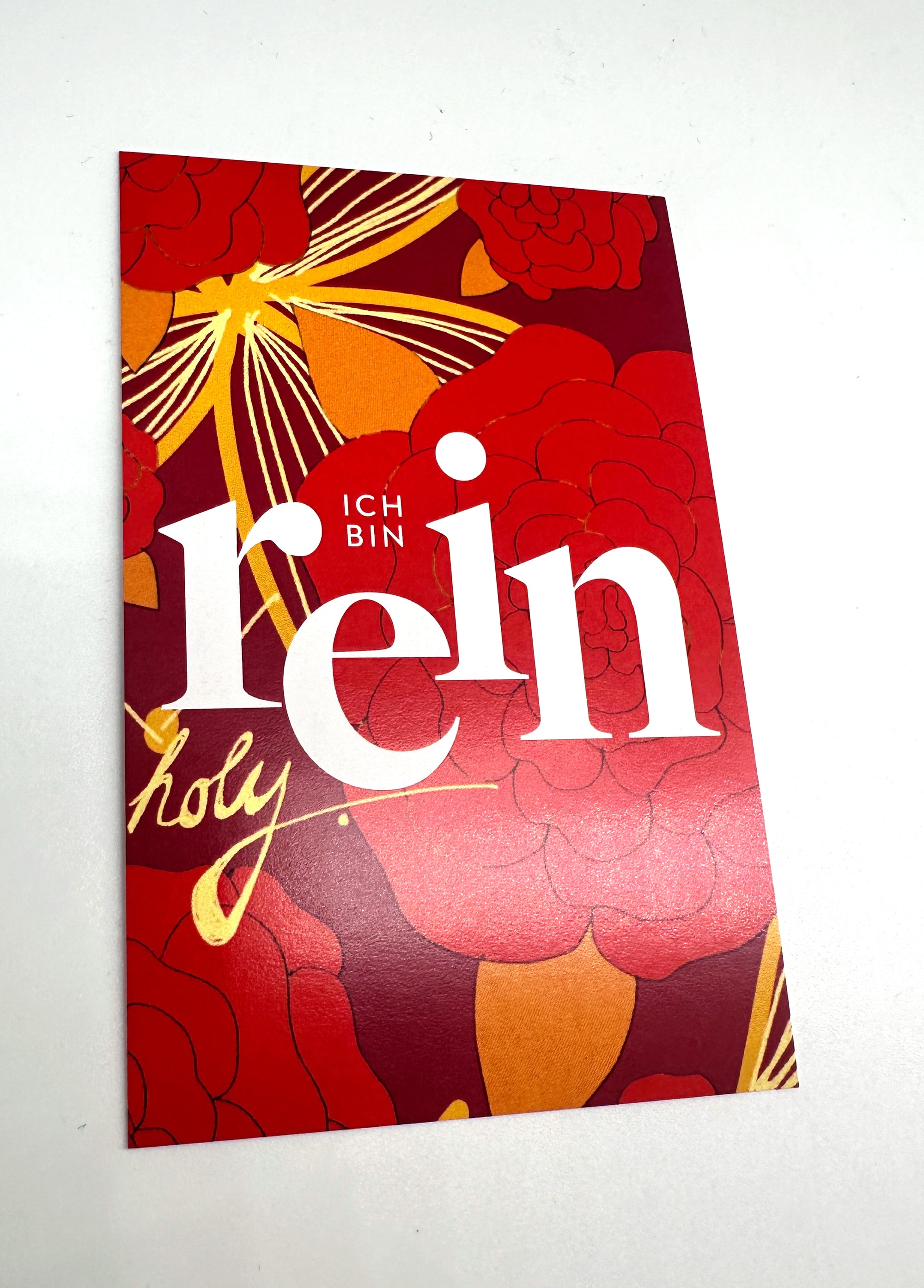"Ich bin rein" - Minikärtchen aus der Serie "Ich bin"