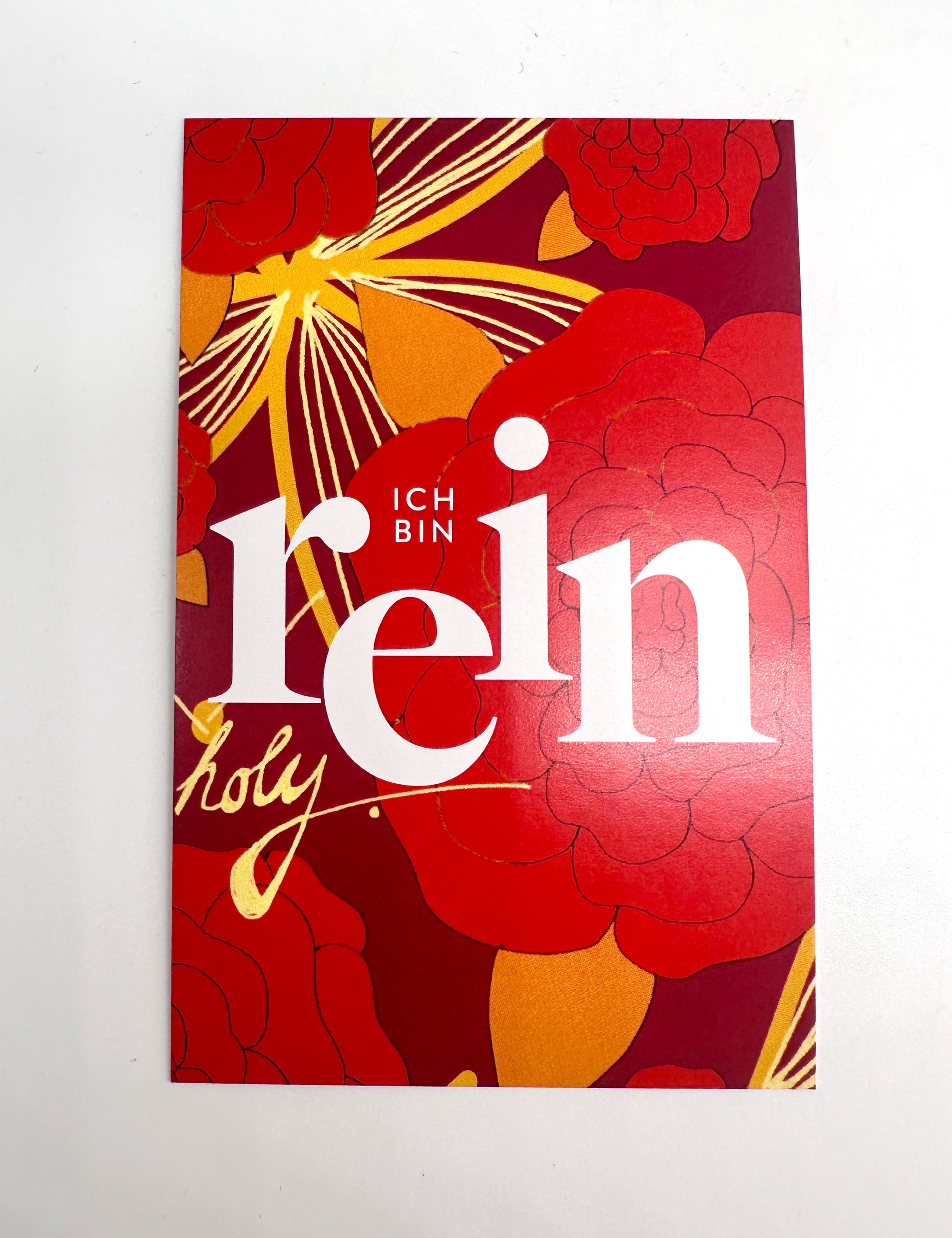 "Ich bin rein" - Minikärtchen aus der Serie "Ich bin"