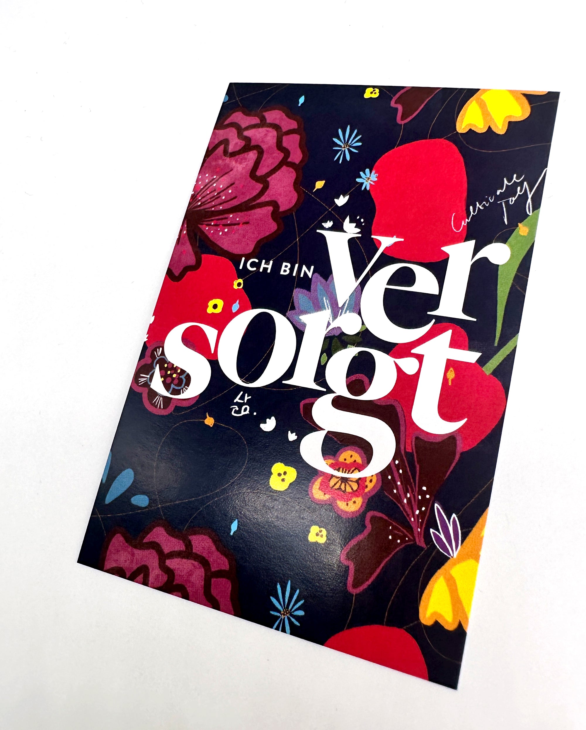 "Ich bin versorgt" - Minikärtchen aus der Serie "Ich bin"