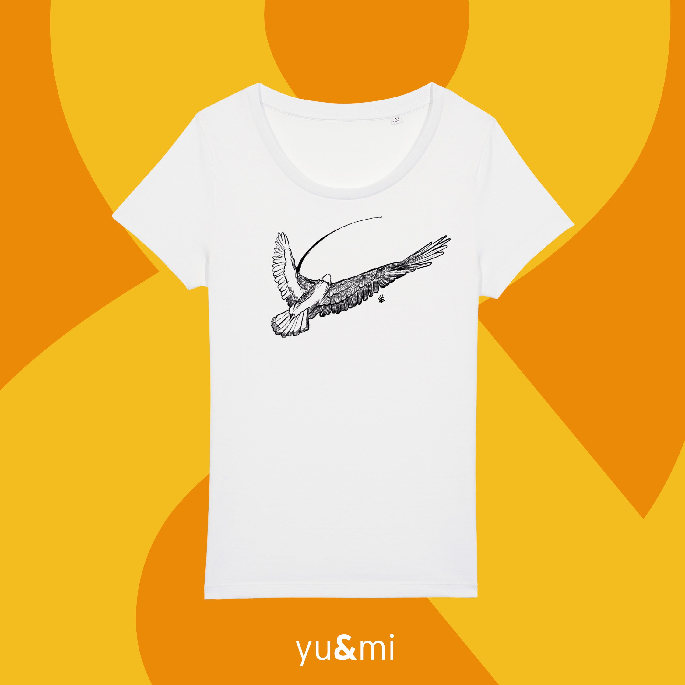 Spread your wings Woman White/Black